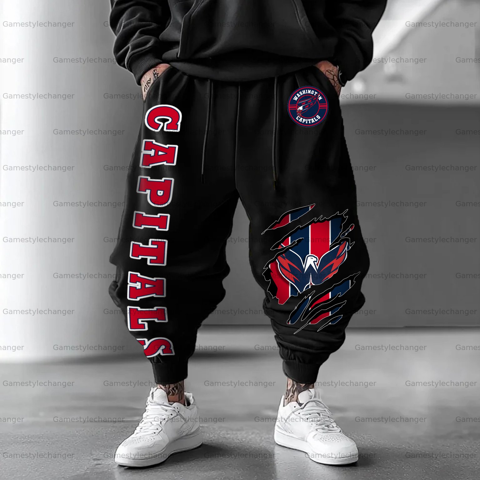 Unisex  “Washington Capitals” Casual Anime Streetwear Pant