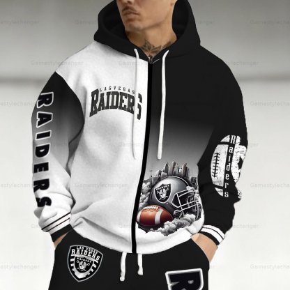 “Las Vegas Raiders” Zip-up Jacket, Pants and 2-Piece Set