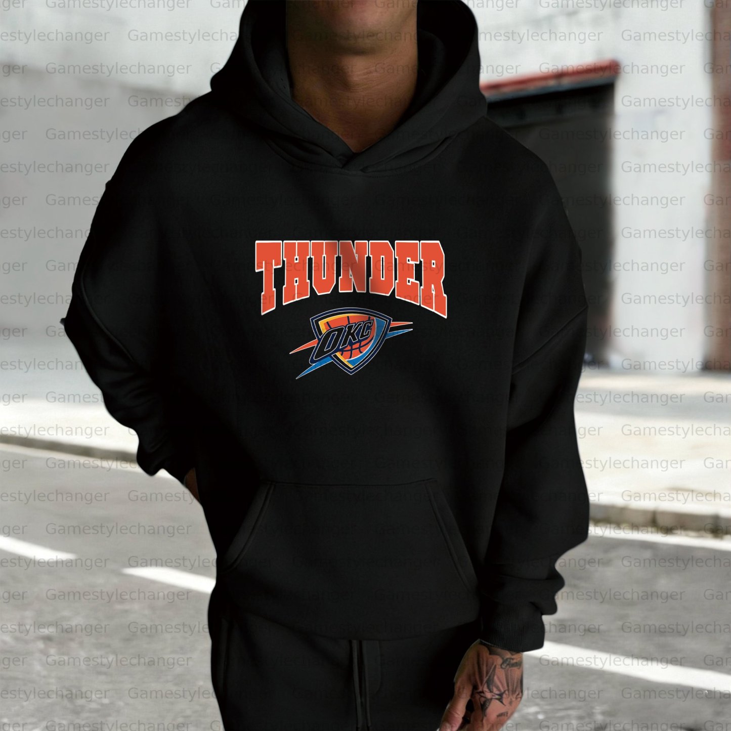 Unisex "oklahoma city thunder" Graphic Streetwear Vintage Plush Hoodie