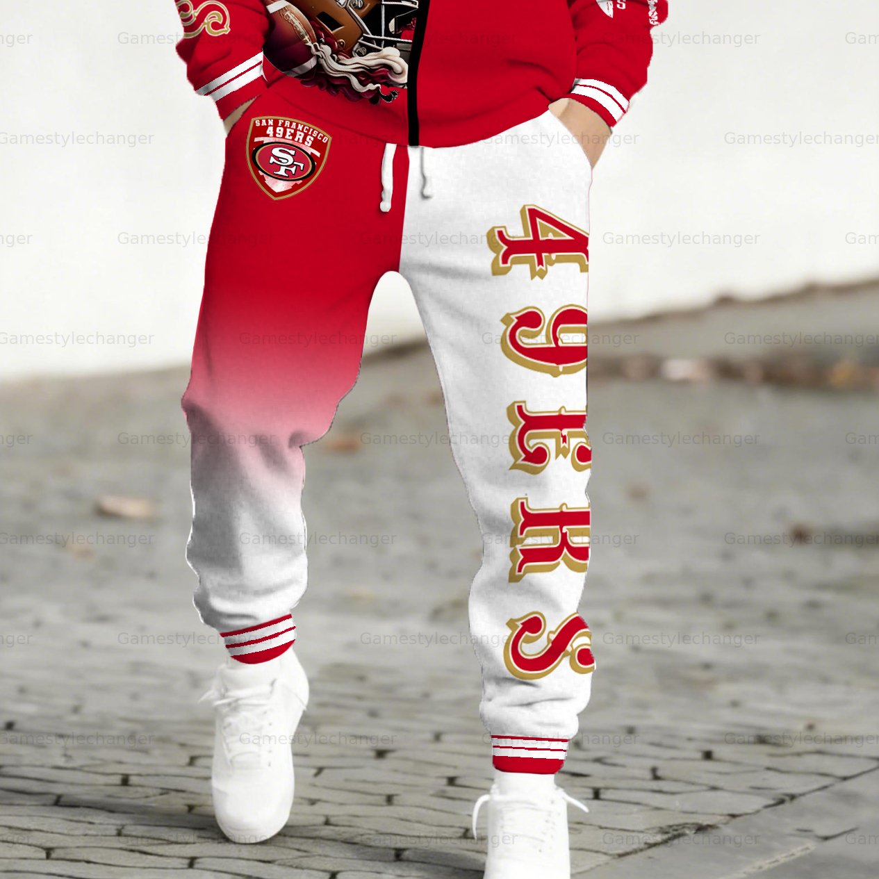 “San Francisco 49ers” Zip-up Jacket, Pants and 2-Piece Set