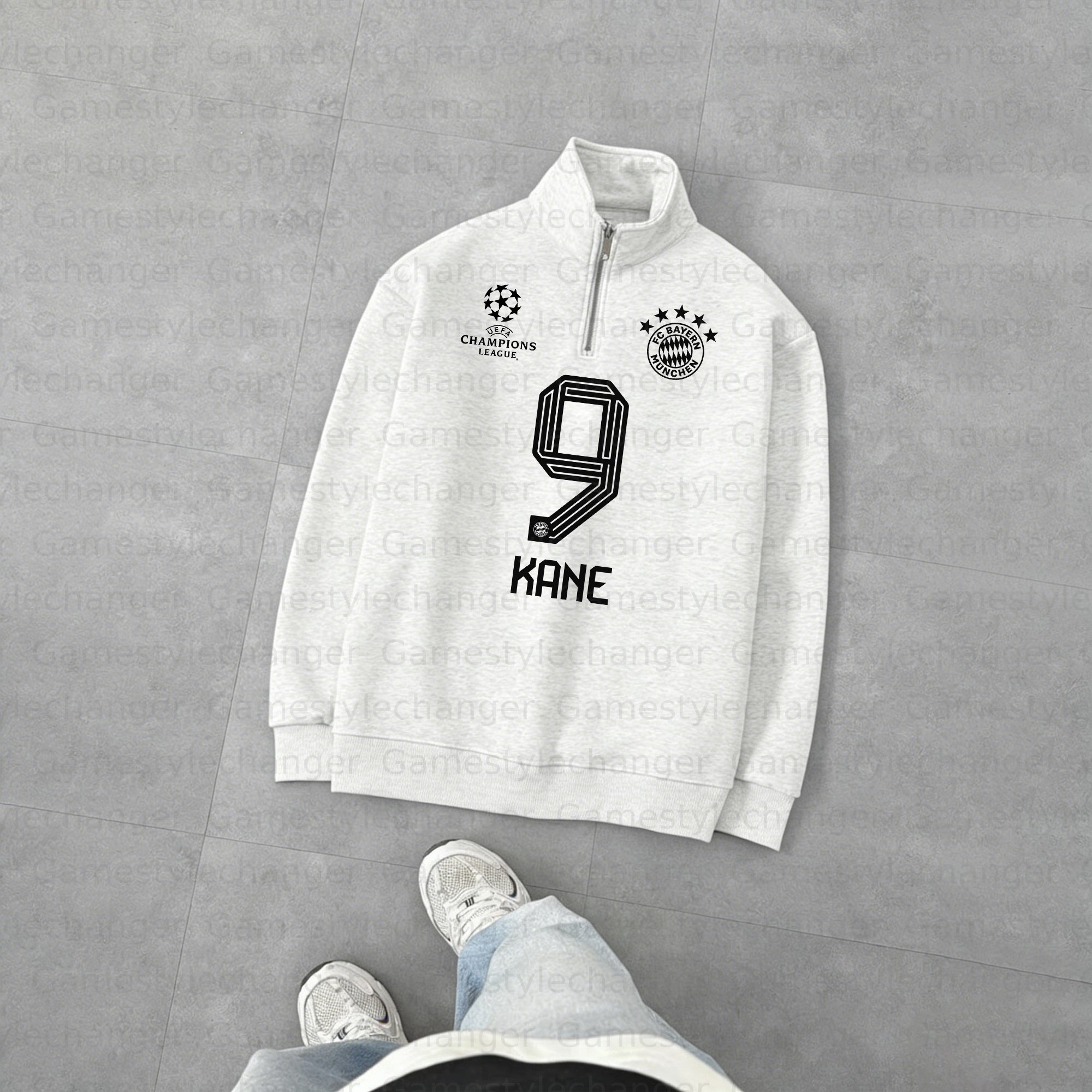 Unisex "UEFA " Graphic Streetwear Vintage   Zip-up Sweatshirt