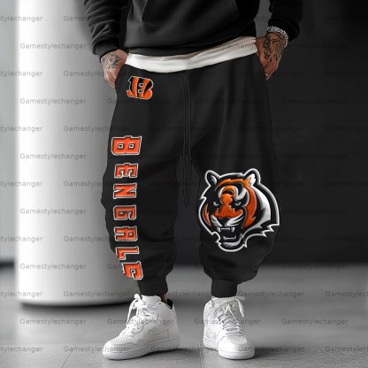 Unisex  “Cincinnati Bengals” Casual Anime Streetwear Pant