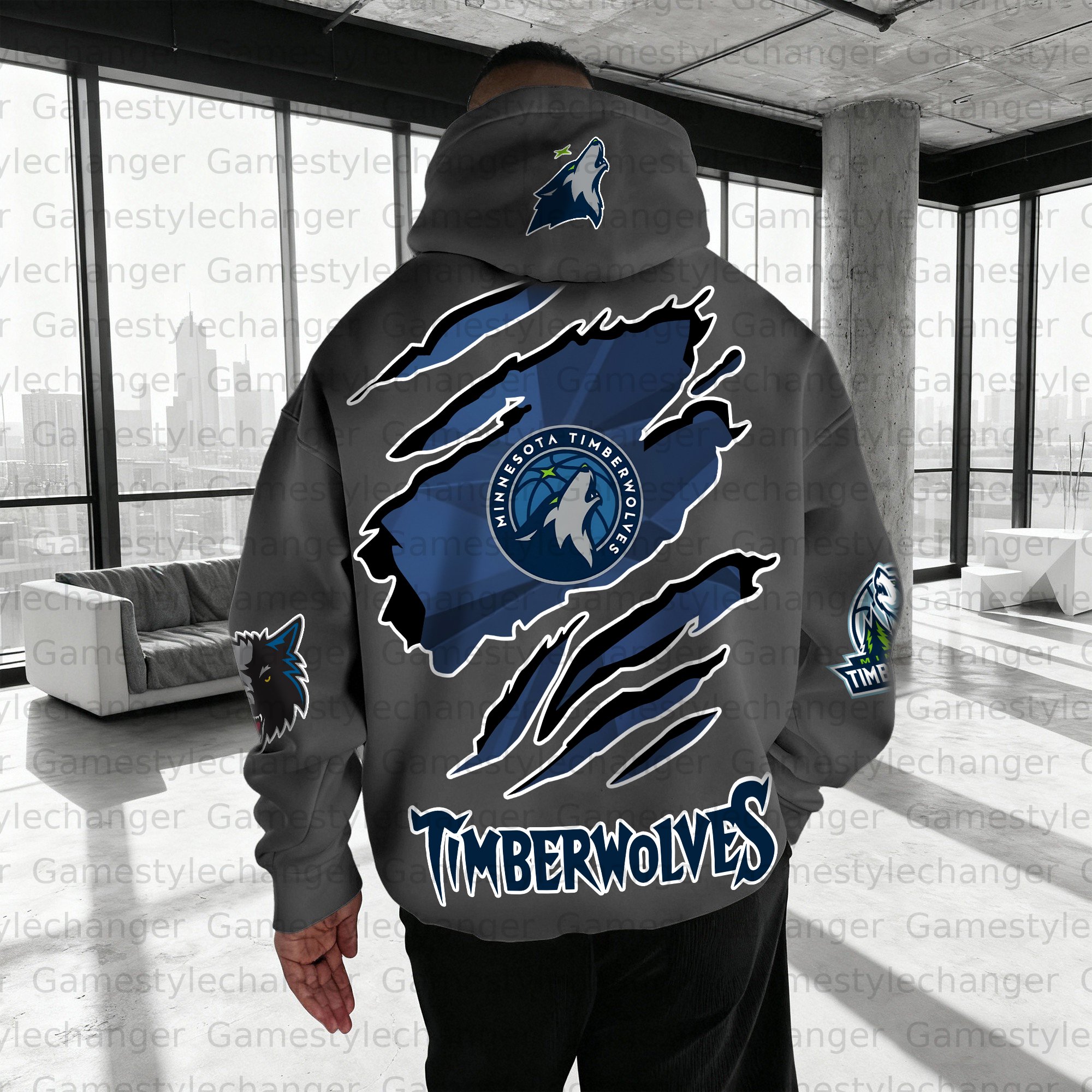 Unisex Graphic Streetwear Vintage Plush Hoodie