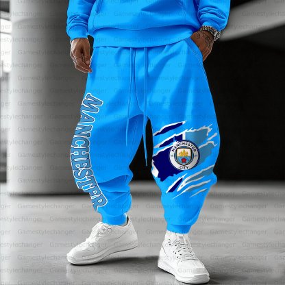 Unisex  “Manchester City ” Casual Anime Streetwear Pant