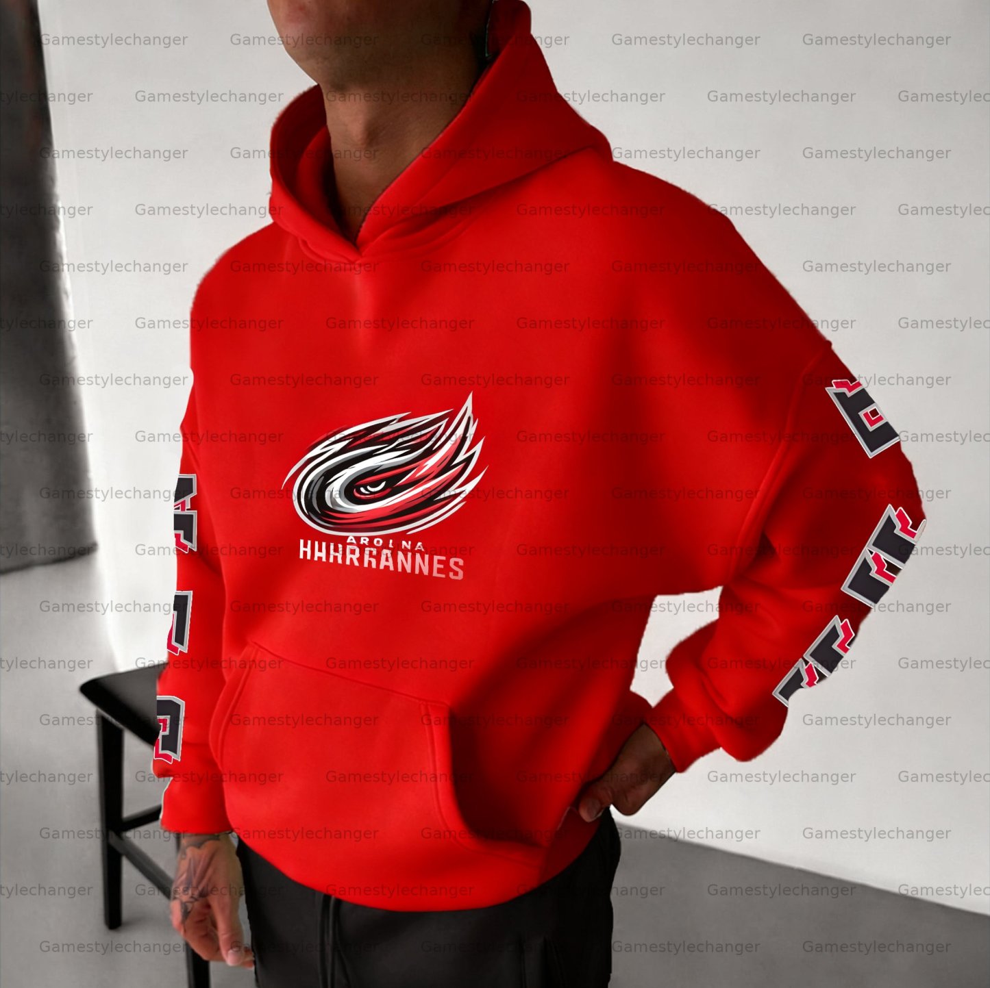 Unisex "Carolina Hurricanes" Graphic Streetwear Vintage Plush Hoodie