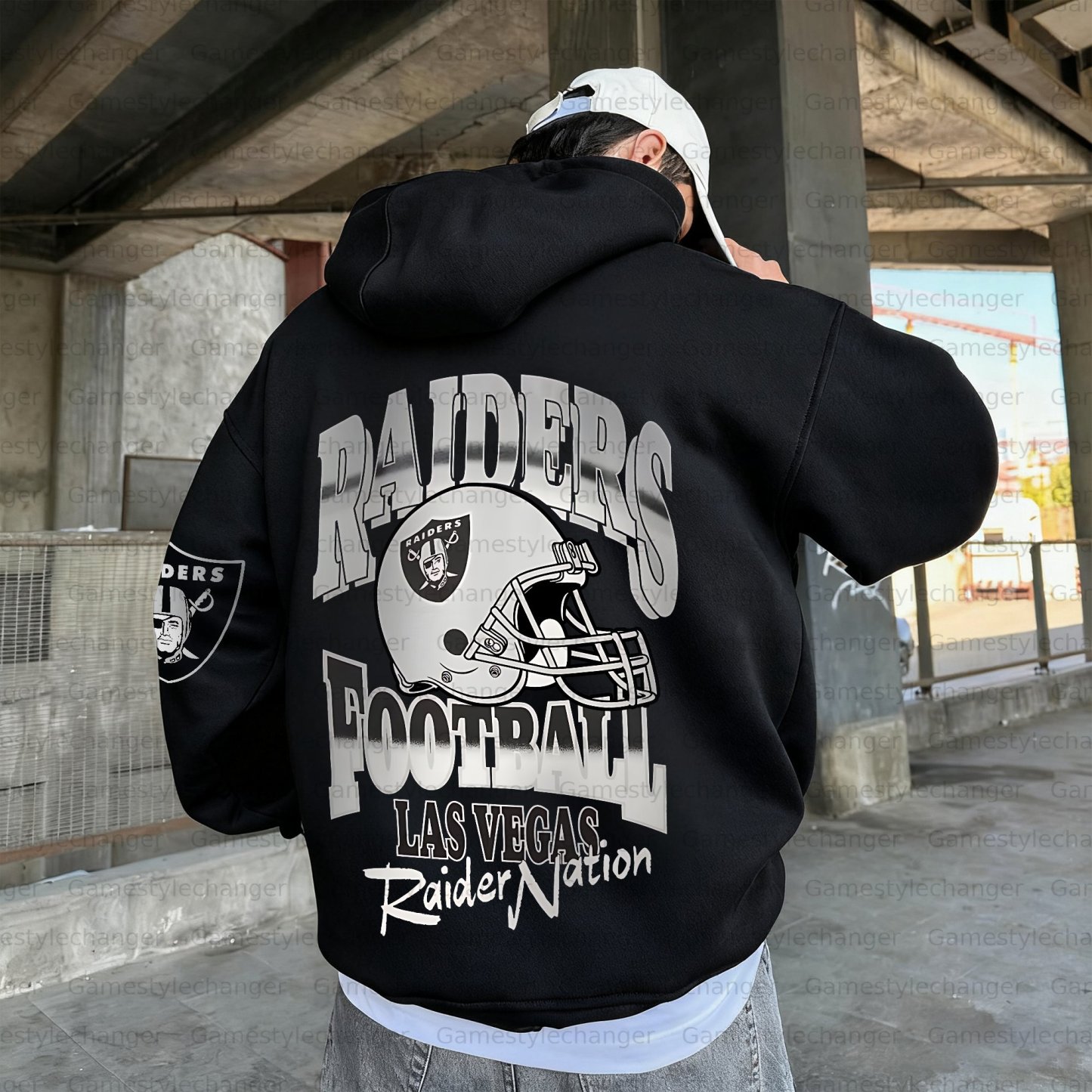 Unisex "Las Vegas Raiders" Graphic Streetwear Vintage Plush Hoodie
