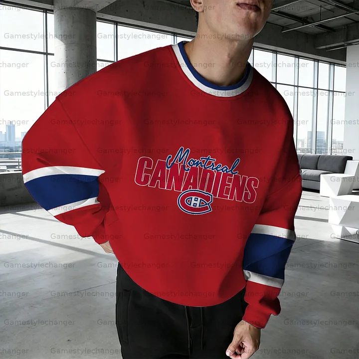Unisex "Montreal Canadiens" Graphic Inspired Vintage Sweatshirt