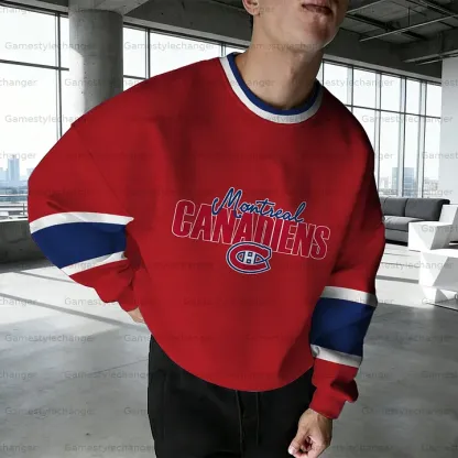 Unisex "Montreal Canadiens" Graphic Inspired Vintage Sweatshirt