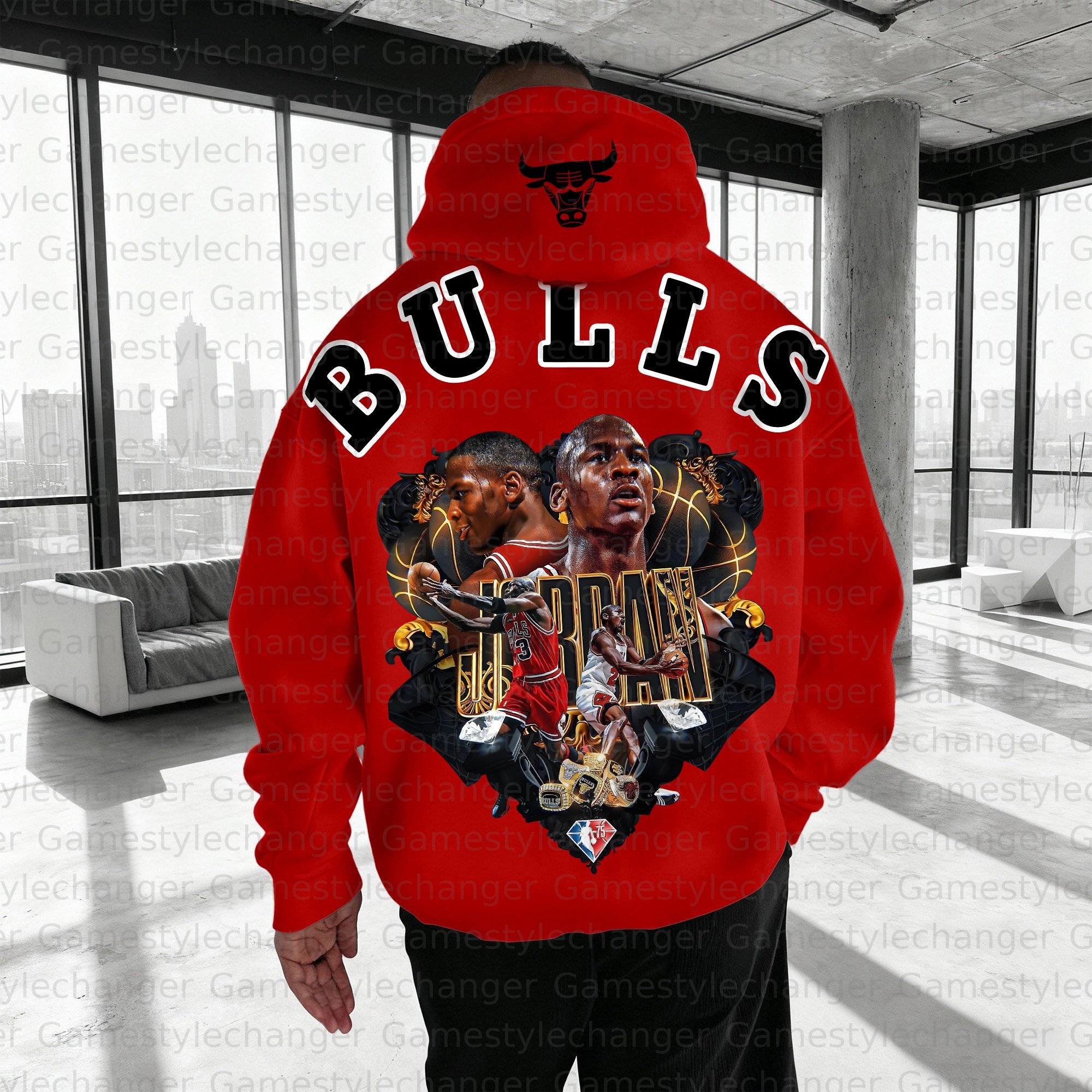 Unisex Graphic Streetwear Vintage Plush Hoodie