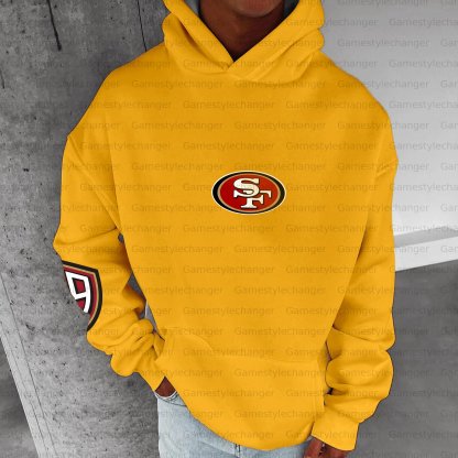 Unisex "San Francisco 49ers" Graphic Streetwear Vintage Plush Hoodie