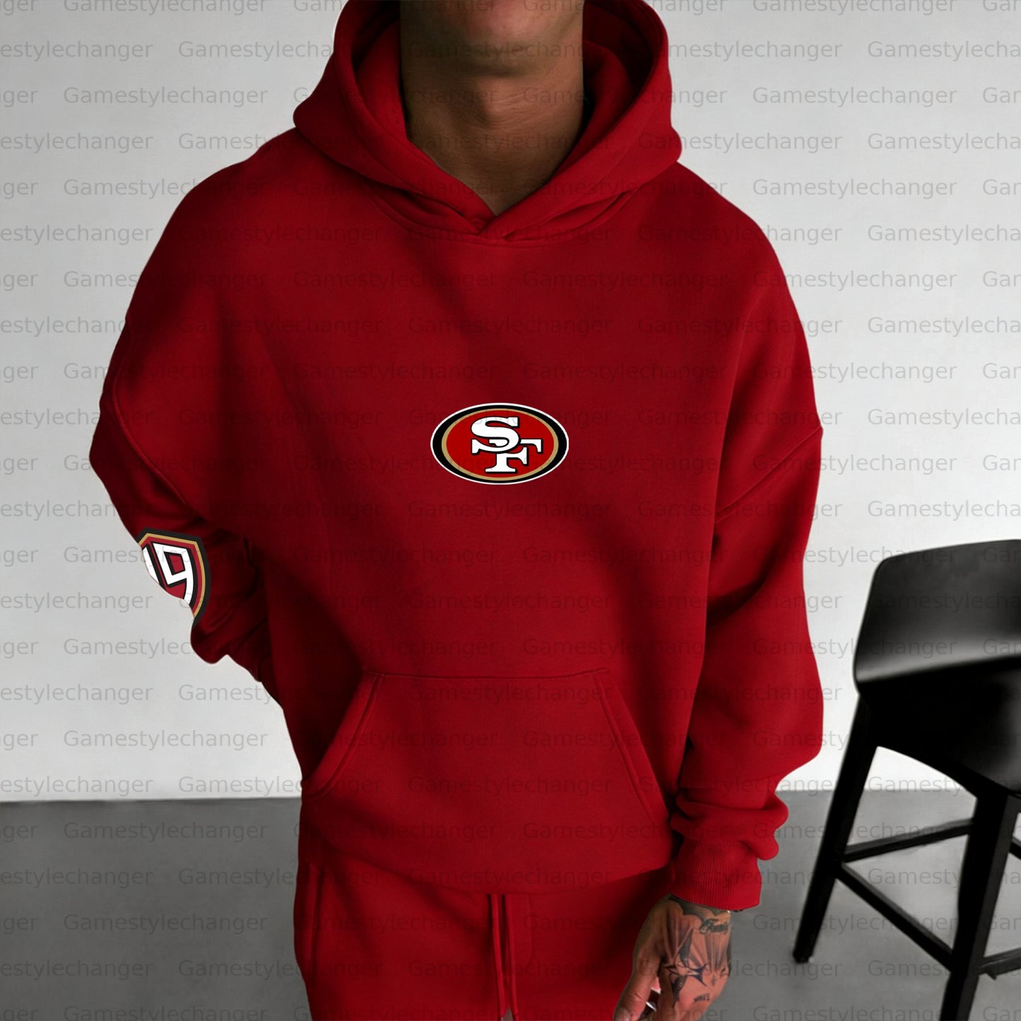 Unisex "San Francisco 49ers" Graphic Streetwear Vintage Plush Hoodie
