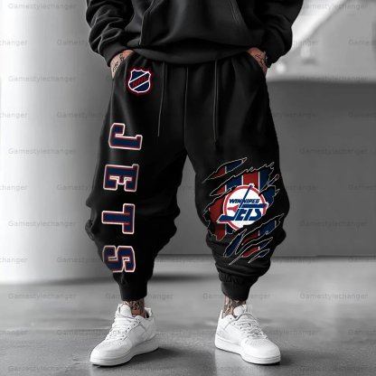 Unisex  “Winnipeg Jets” Casual Anime Streetwear Pant