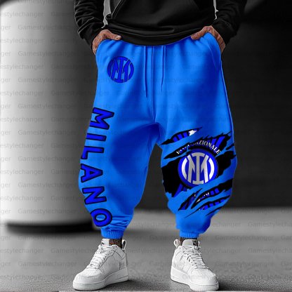 Unisex  “FC Internazionale Milano ” Casual Anime Streetwear Pant