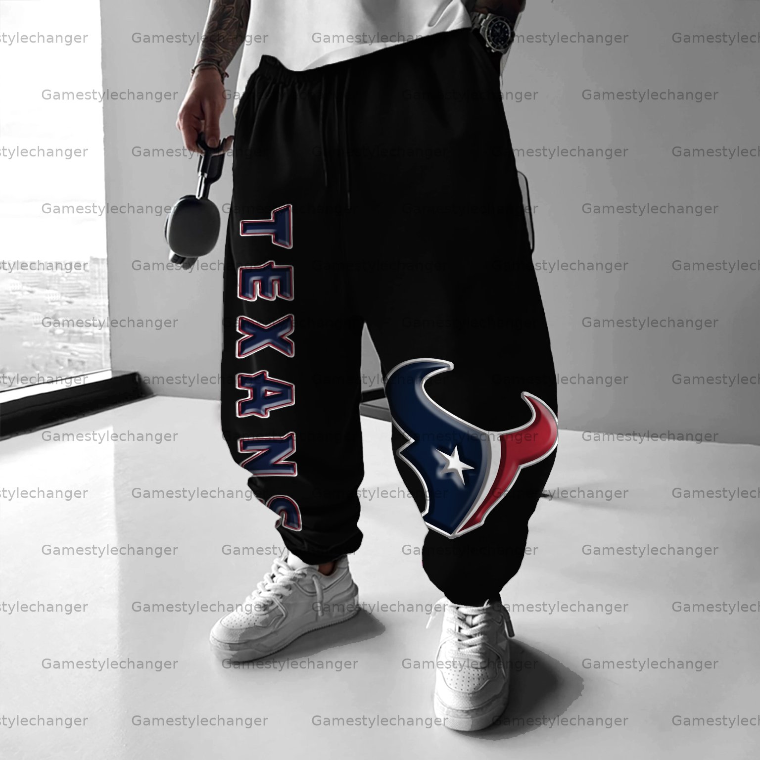Unisex  “Houston Texans” Casual Anime Streetwear Pant