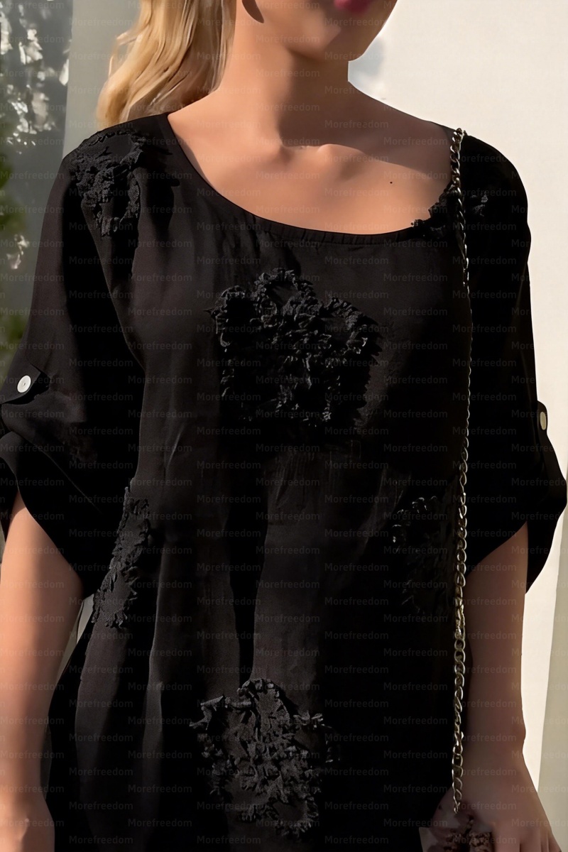 ⏰ LAST DAY SAVE 50%🔥Women's vacation and leisure asymmetrical jacquard top