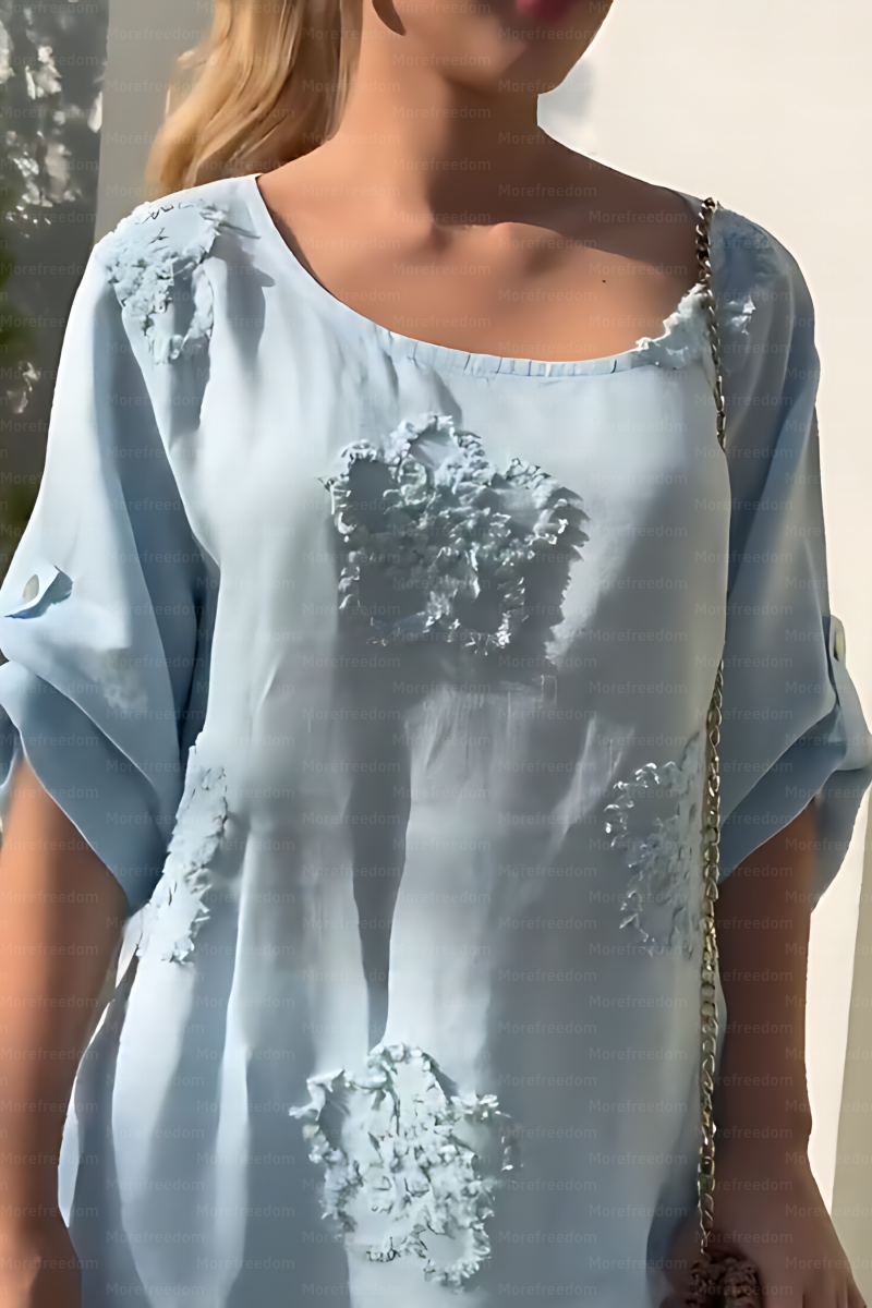 ⏰ LAST DAY SAVE 50%🔥Women's vacation and leisure asymmetrical jacquard top