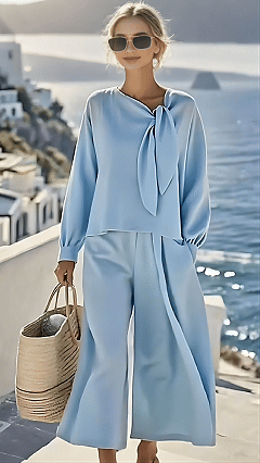 Women's Active Streetwear Pants Sets Bolero Top Long Sleeve V Neck Plain Outdoor Vacation Daily Brown Beige Light Blue Spring Regular Fit