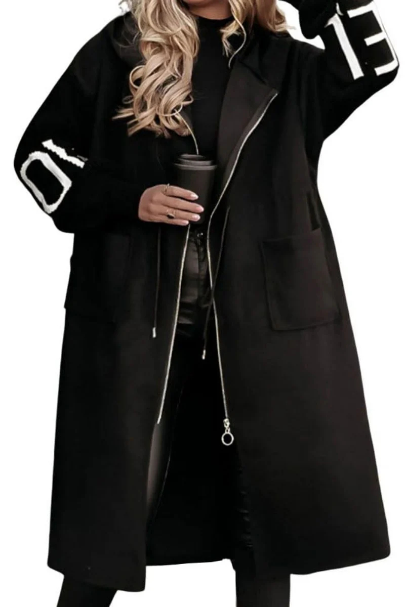 Women's wool knitted jacket with sleeves