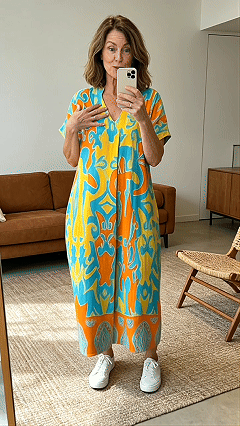 Women's Loose-Fit, Slimming Summer Dress