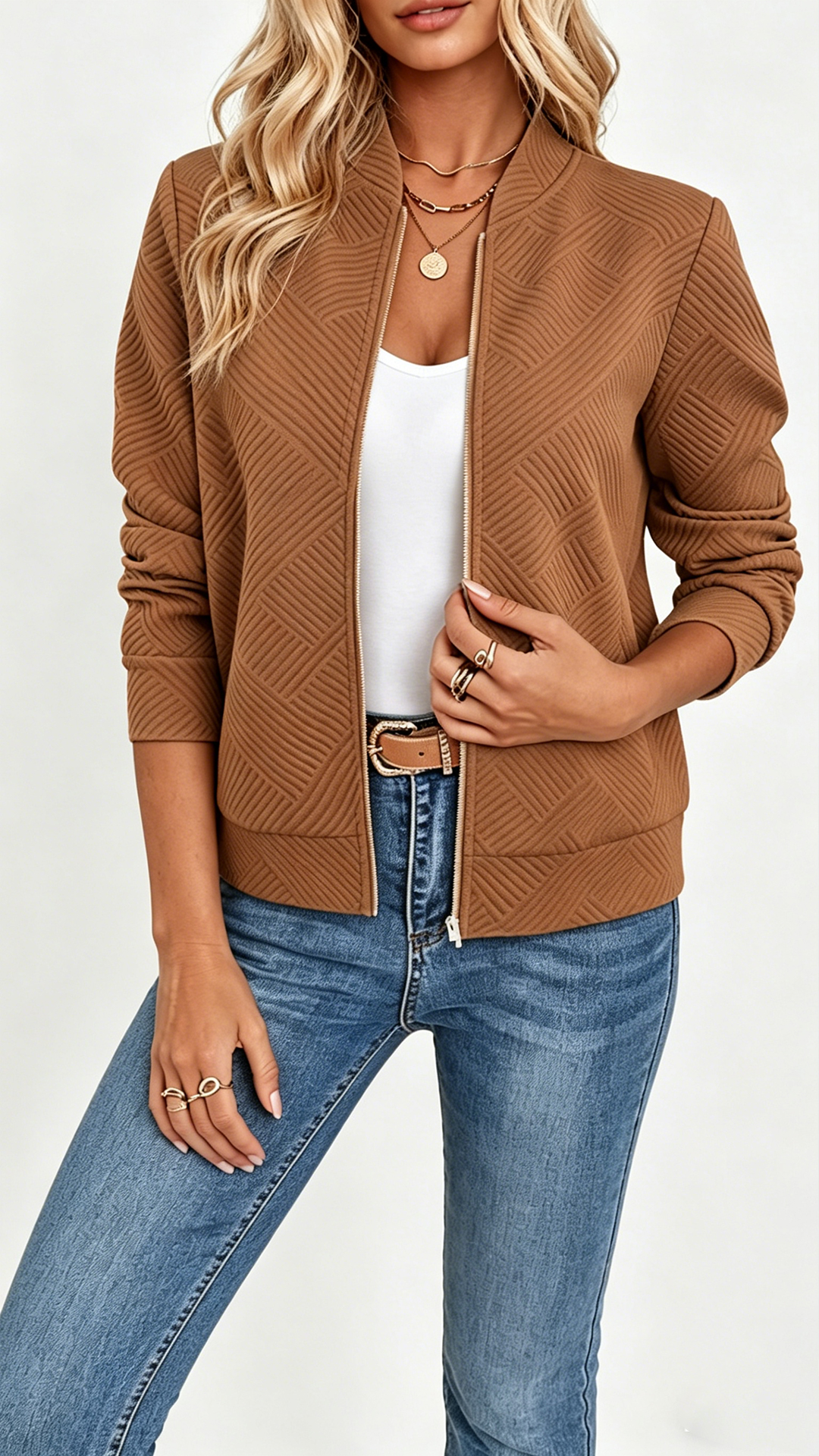 [Copy]Women's Casual Tie-up Slim Fit T-shirt