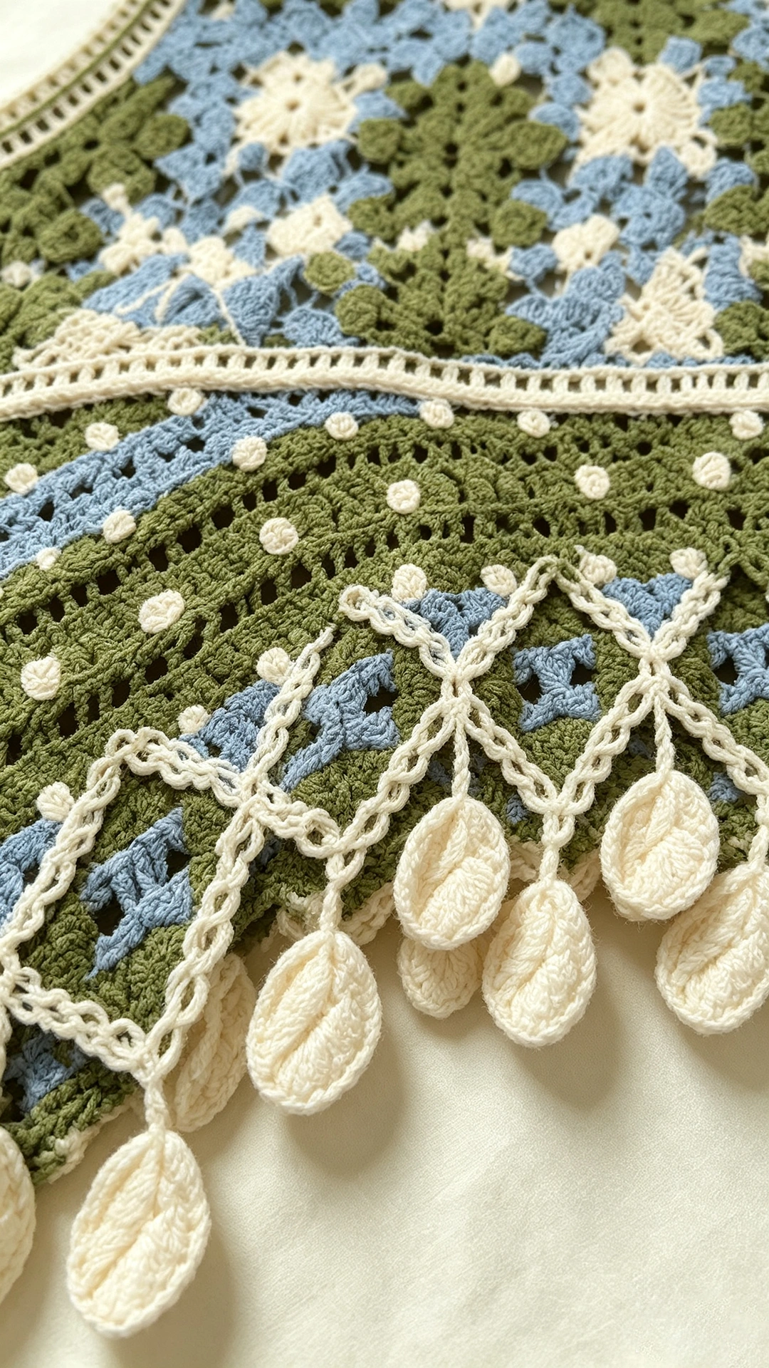 Women's Crochet Floral Crop Top - Boho Handmade Knit Beach Top for Summer Vacation & Resort Wear