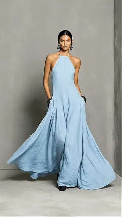 🔥 $44.99 Limited-time offer— – Women’s Elegant A-Line Maxi Dress | Slim Waist Summer Style99