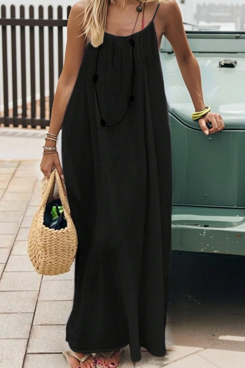 Women's backless casual dress for home and vacation