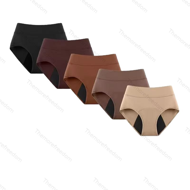 High-waisted menstrual panties  3-layer absorbent  breathable  leak-proof  for women during menstruation