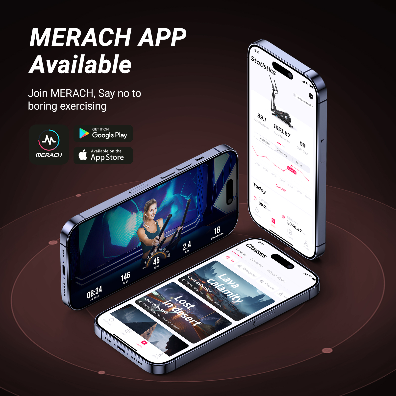 MERACH Home Elliptical Machine - Quiet Magnetic Drive, 16 Resistance Levels, 15.5" Stride, 350 lbs Capacity, Fitness App Compatible, Cardio Workout Equipment Elliptical Trainer