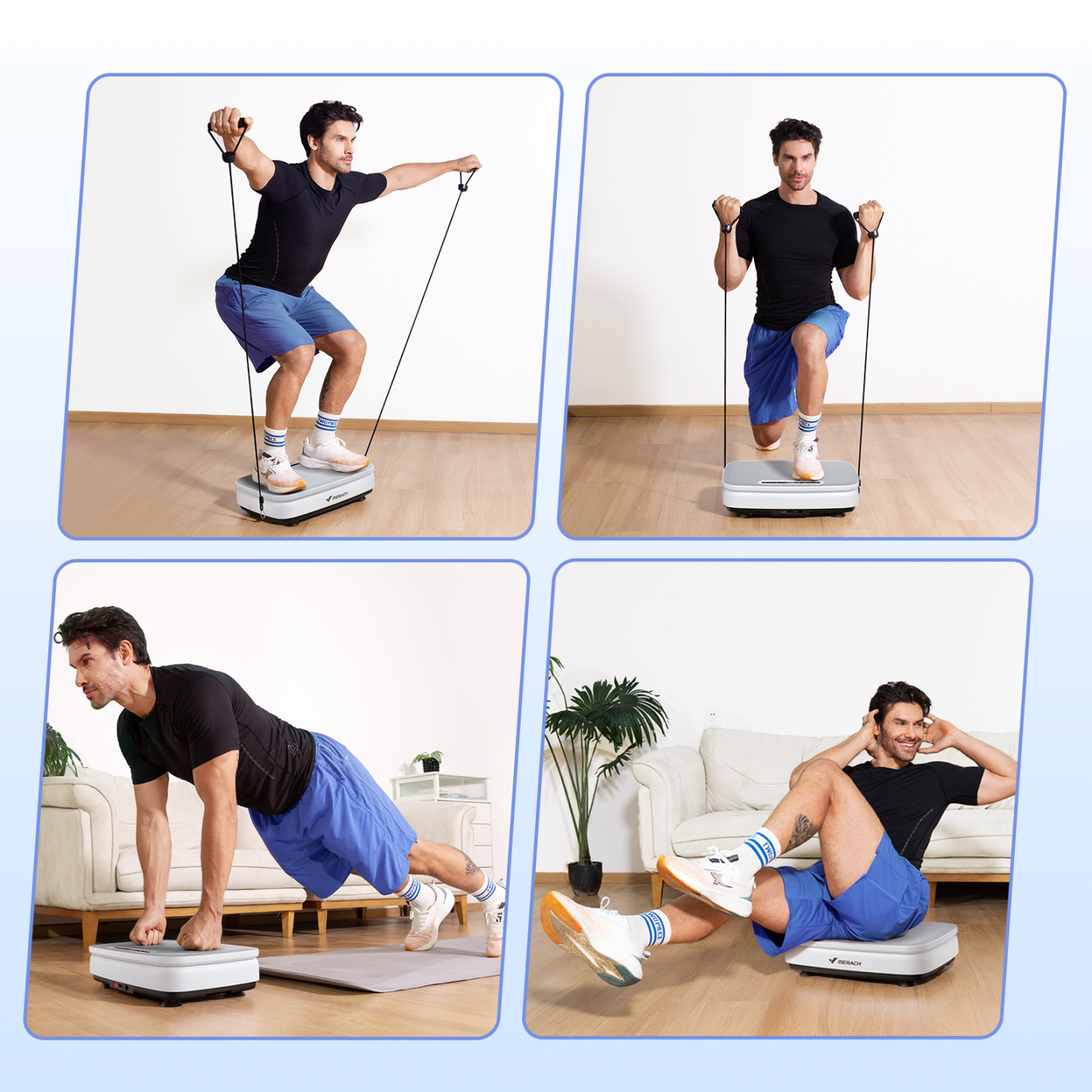 MERACH Vibration Plate Exercise Machine for Wellness and Fitness