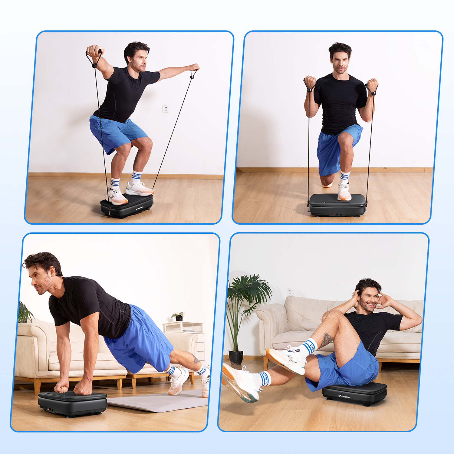 MERACH Vibration Plate Exercise Machine for Wellness and Fitness