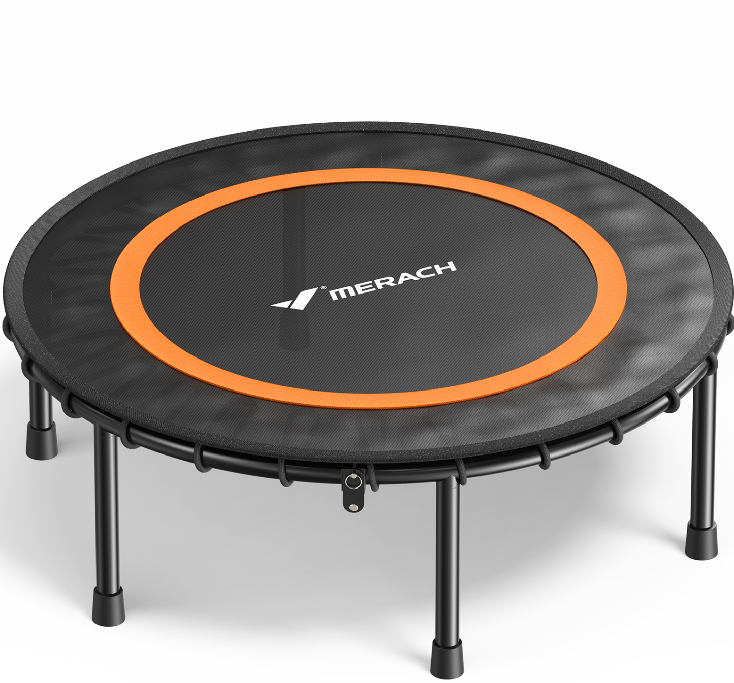 MERACH 40" Fitness Trampoline with Bungees, Foldable Mini Trampoline, 330 lbs Capacity