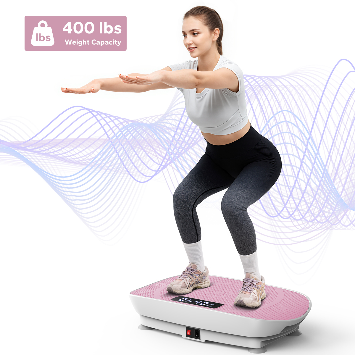 MERACH Vibration Plate Exercise Machine for Whole Body Workout
