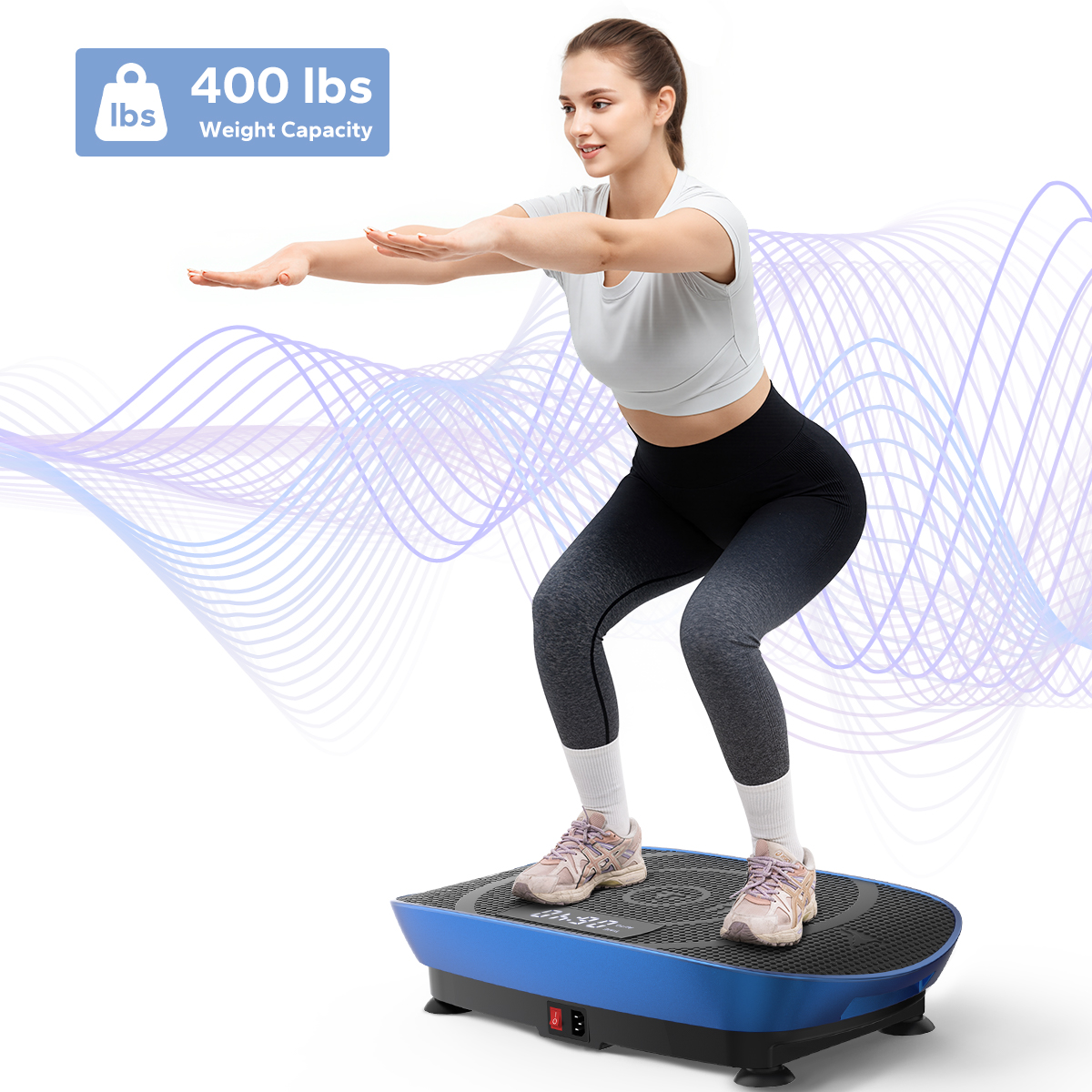 MERACH Vibration Plate Exercise Machine for Whole Body Workout