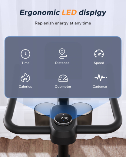 [Crazy Sale]Exercise Bike with Friction Resistence Infinitely Variable Speed