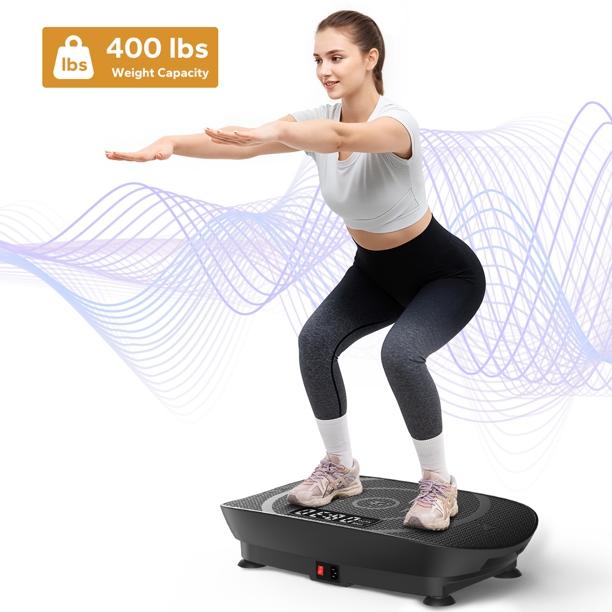 MERACH Vibration Plate Exercise Machine for Whole Body Workout