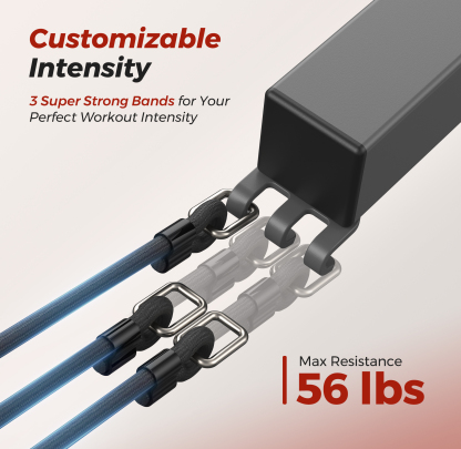 Rowing Machine, Compact Rowing Machines for Home, Extra-Long Rail