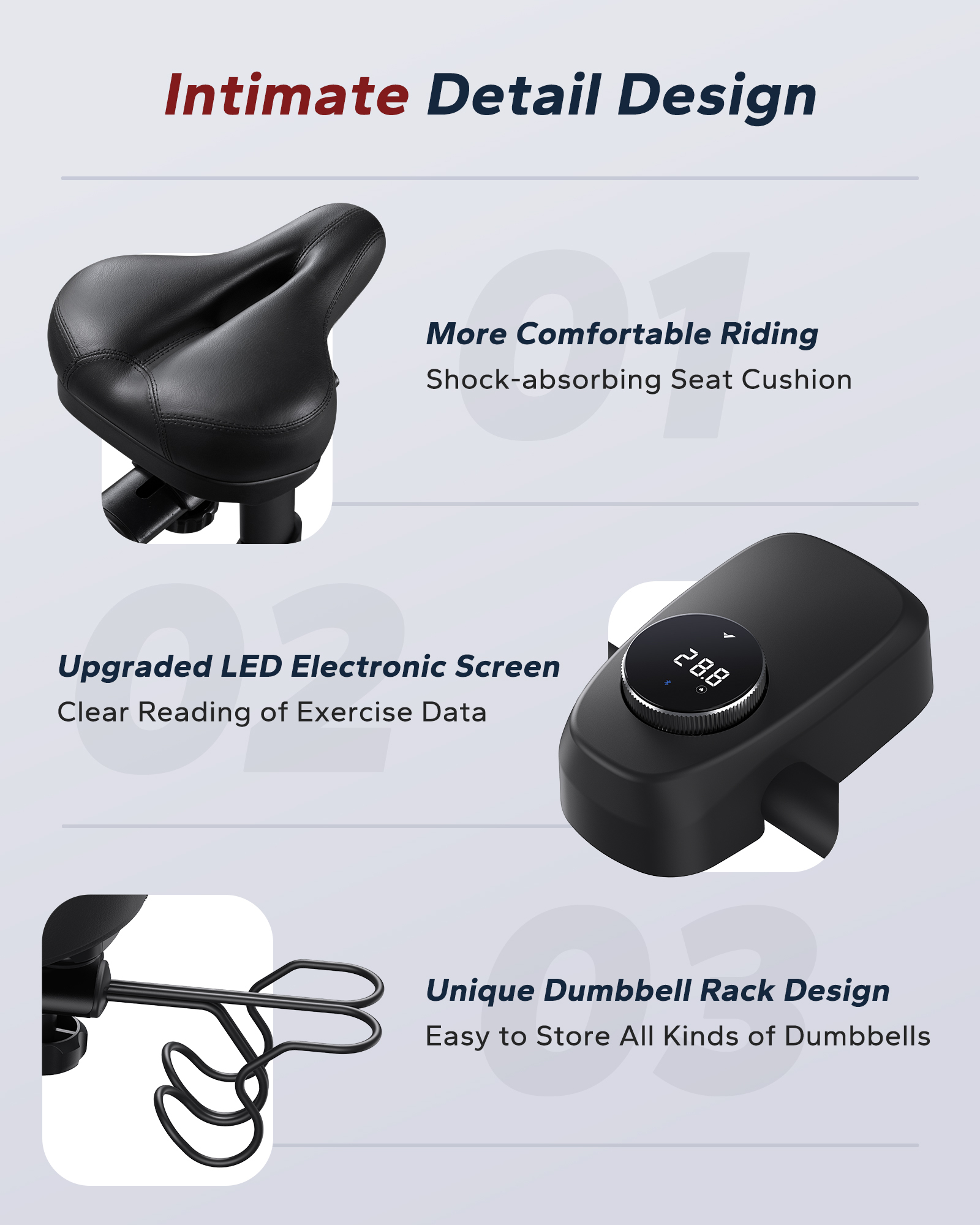 MERACH Exercise Bike, Brake Pad Stationary Bike with Exclusive App, Low Noise Indoor Cycling Bike with 300lbs Weight Capacity, Tablet Mount and Fitness Courses for Weight Loss