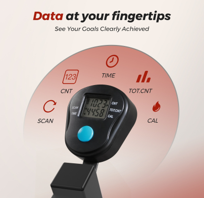 Rowing Machine, Compact Rowing Machines for Home, Extra-Long Rail