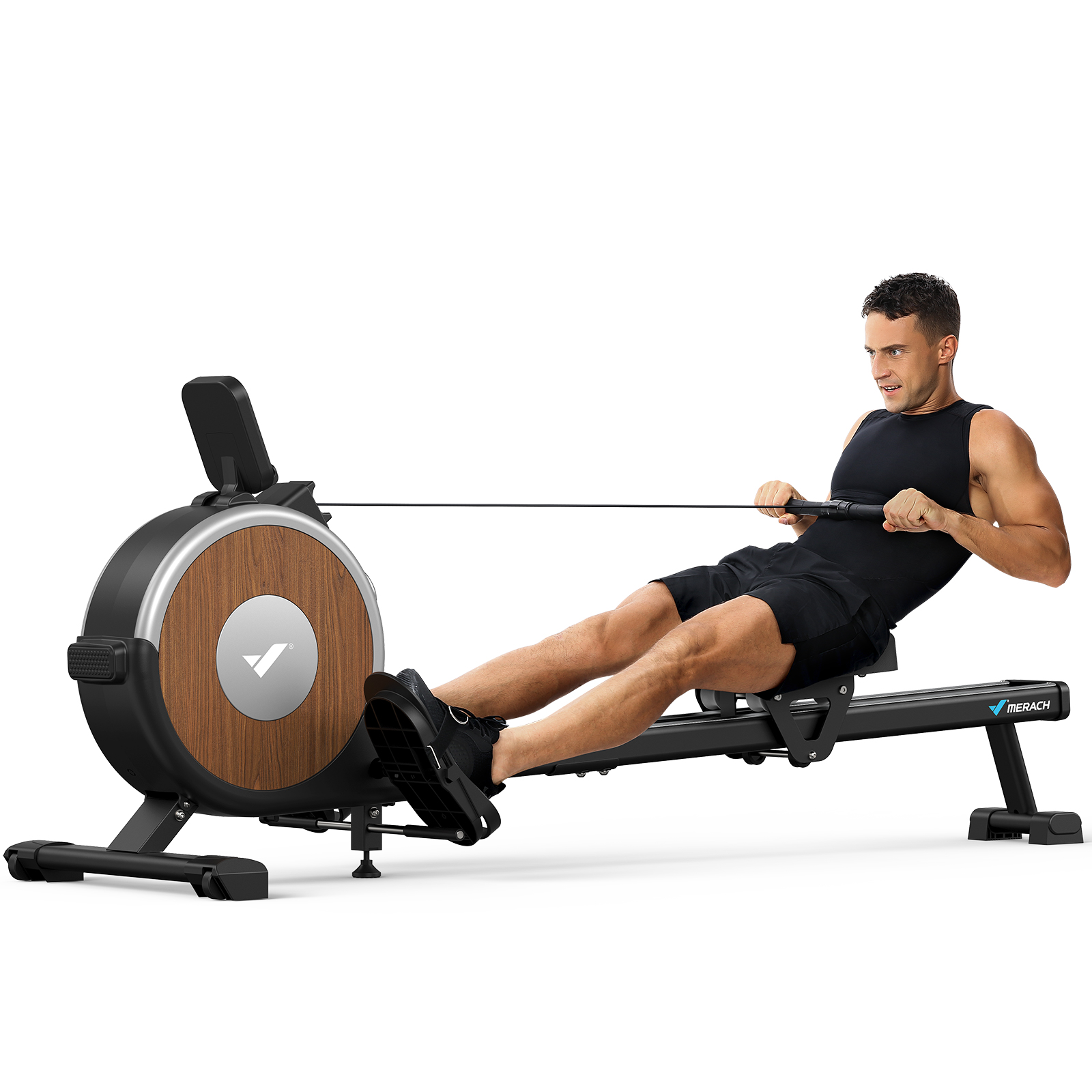 MERACH Self-Powered Auto Magnetic Rowing Machine Q1S, 16