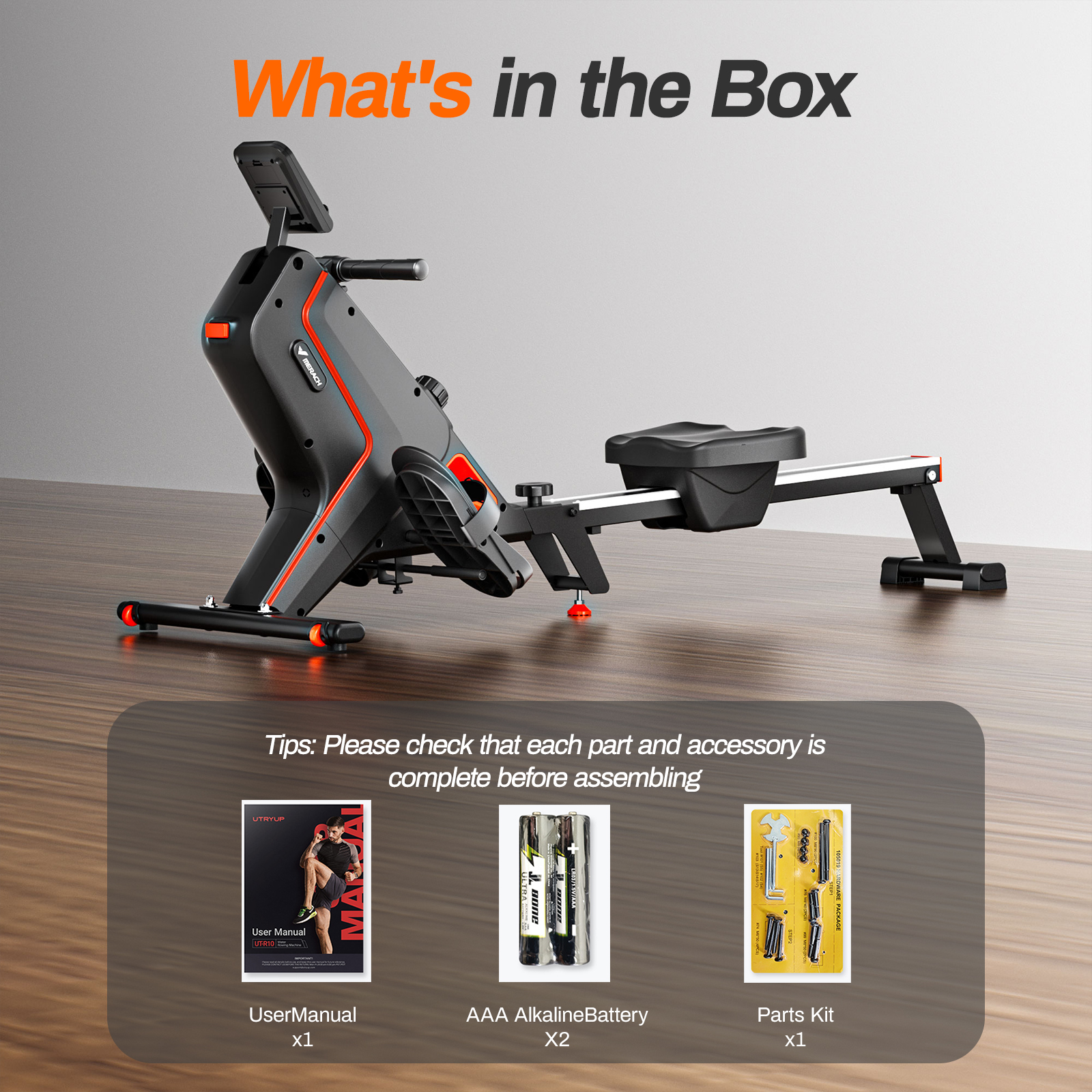 MERACH Foldable Magnetic Rowing Machine 16 Levels Resistance Quiet Rower with Bluetooth for Home Use