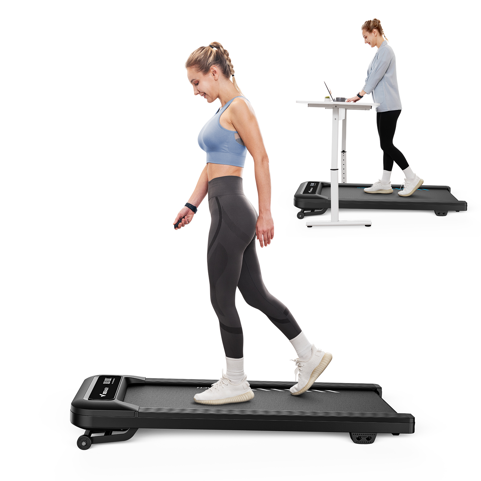 ウォーキング・ランニングウェア Merach Running Machine MERACH Walking Pad Treadmill with 9% Auto Incline, 2.5HP Quiet