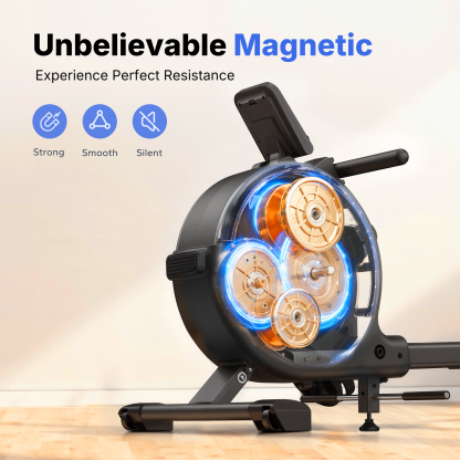 Q1S Manual Resistance Rower-Black