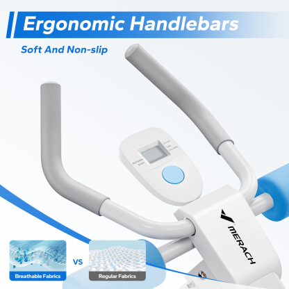 MERACH Ab Machine for Exercise, Adjustable Abdominal Workout machine for Home Gym, Foldable, Knee Protection