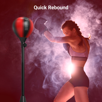 MERACH Punching Bag with Stand, Boxing Bag for Adults & Teens, Adjustable Height Boxing Bag for Stress Relief & Fitness