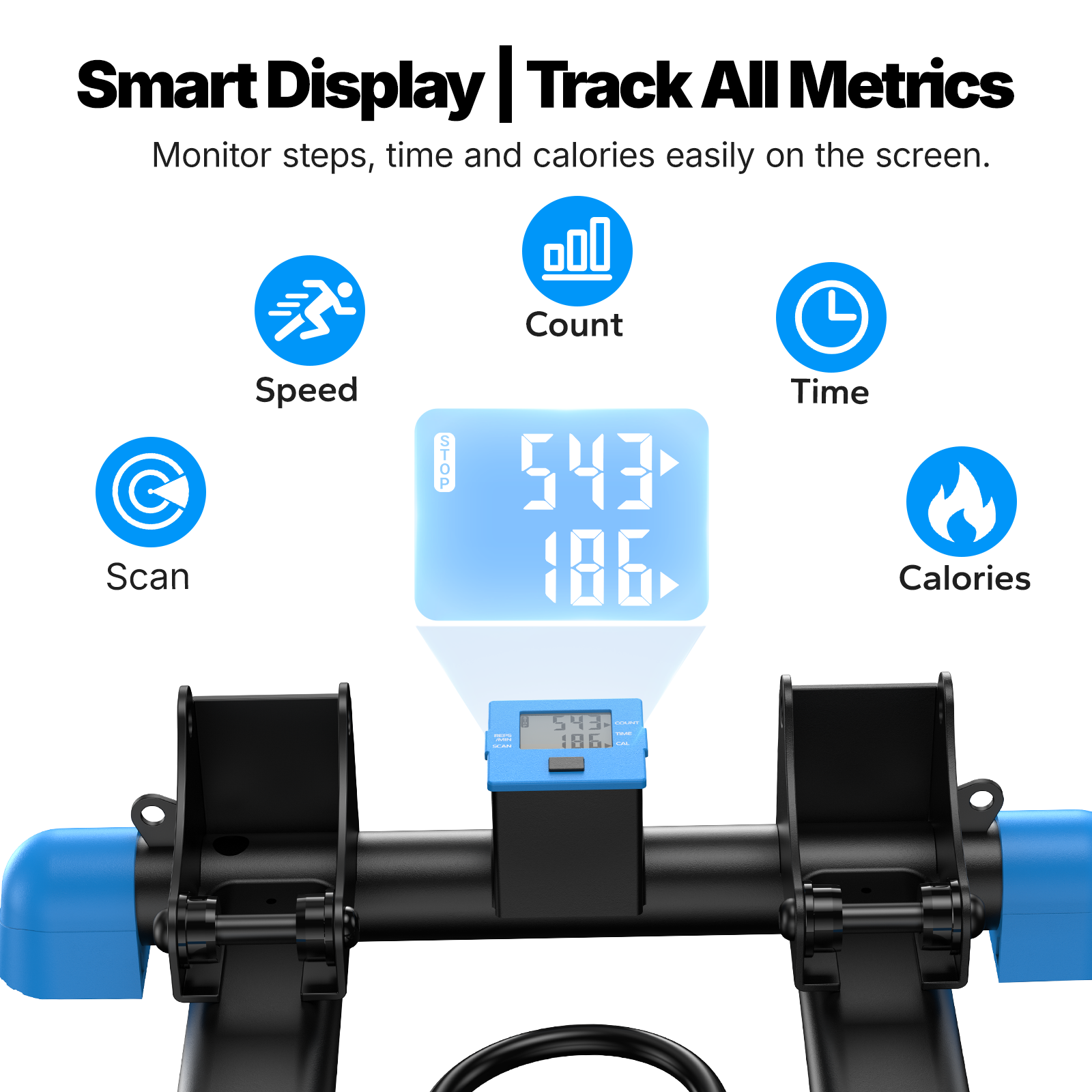 MERACH 3-in-1 Mini Stepper, 330 lb Weight Capacity, Stair Step Workout Machine with Resistance Bands, Health & Fitness Power Stepper for Home Workouts