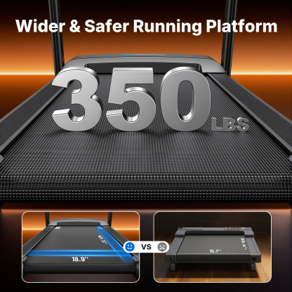 MERACH 3.5HP Treadmill with 15% Auto Incline, Folding Treadmill for Home with Bluetooth Speaker, APP, 350 lbs Capacity