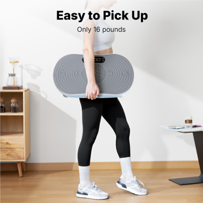 MERACH Vibration Plate Exercise Machine with LED Touch Screen, 99 Speed Levels, Bluetooth & Resistance Bands, Full Body Workout Platform for Home Fitness Training