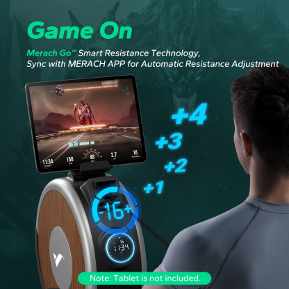 MERACH Rowing Machine, Magnetic Rower Machine for Home, 16 Levels of Quiet Resistance, Dual Slide Rail with Max 350lb Weight Capacity, App Compatible