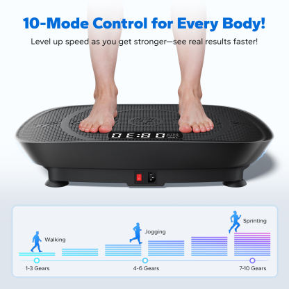 MERACH Compact Vibration Plate Exercise Machine, Mini Whole Body Shake Platform Exercise Machine with Remote Control